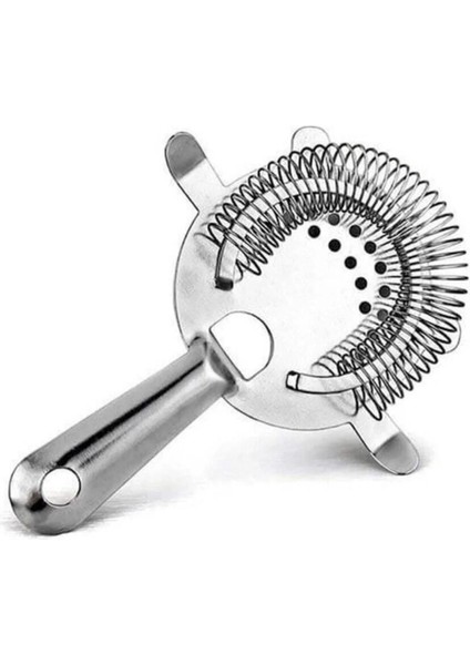 Kokteyl Seti 750 ml Baston Shaker, Jigger, Bar Süzgeci, Buz Maşası, Tokmaklı Kaşık
