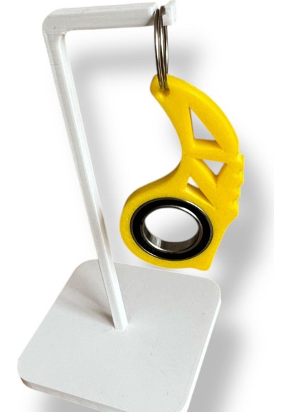 Keyrambit Rulmanlı Sarı Dönen Anahtarlık – 1 Adet