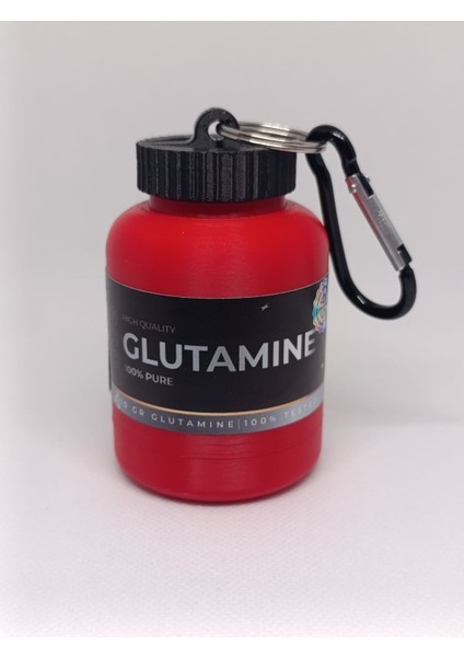 Kırmızı Toz Saklama Huni 50 ml, Plastik, Pratik ve Kullanışlı Tasarım