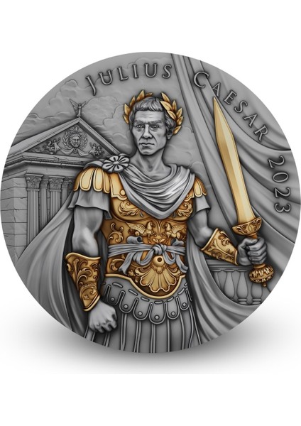 Agakulche Julius Sezar Altın Kaplama Ngc Sertifikalı Gümüş Sikke Coin modelleri