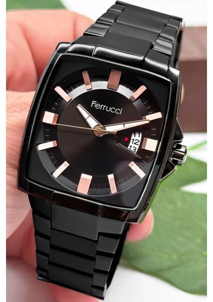 Takvimli Erkek Kol Saati Çelik Kasa & Çelik Kordon Siyah ZMFER184 fiyatları