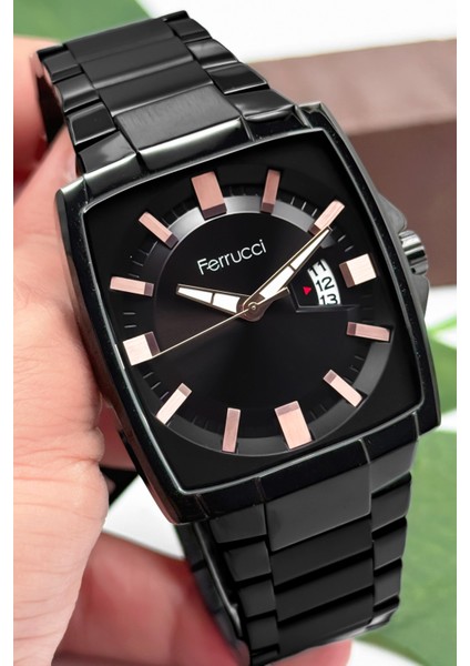 Takvimli Erkek Kol Saati Çelik Kasa & Çelik Kordon Siyah ZMFER184 modelleri