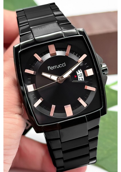 Takvimli Erkek Kol Saati Çelik Kasa & Çelik Kordon Siyah ZMFER184 fırsatları