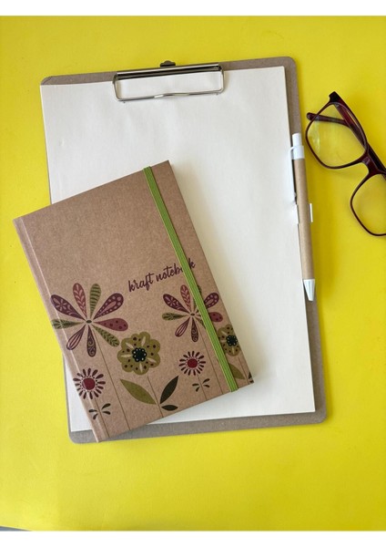 Atakids Lizy Kraft Sekrekerlik Dosyası, Kraft Defter ve Kalem Seti
