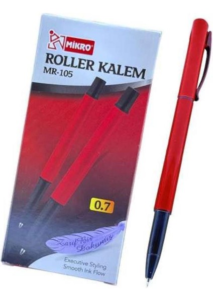MR-105 Roller Kalem Kirmizi 0.7mm - 12 Adet