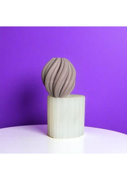 Küçük Boy Spiral Model Mum Silikon Kalıp modelleri