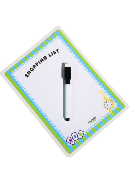 Yaz Sil Timeless Yeşil Shopping List Manyetik Buzdolabı Planlayıcı Buzdolabı Notluk Magnet Notluk modelleri