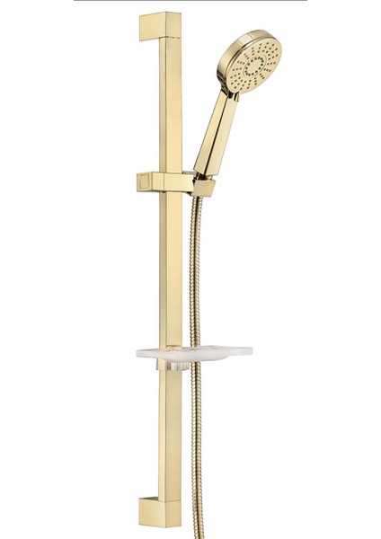 Nobilis Hareketli Sürgülü Banyo Duş Seti - Altın (Gold) 102846011