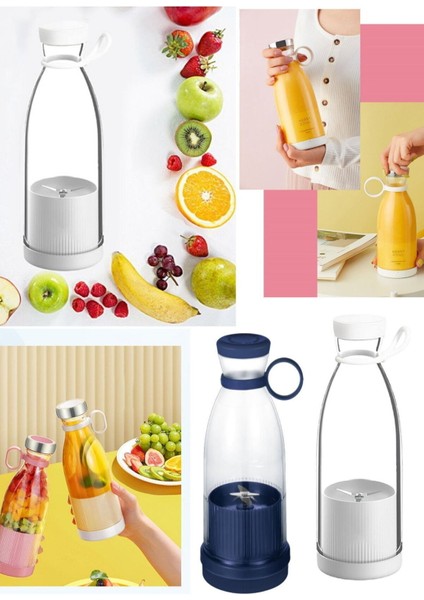 Taşınabilir Mini Elektrikli USB Meyve ve Sebze Sıkacağı, Şarjlı ve Kompakt Tasarım