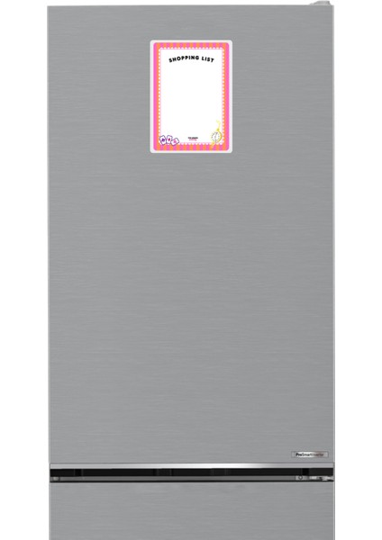 Yaz Sil Timeless Pembe Shopping List Manyetik Buzdolabı Planlayıcı Buzdolabı Notluk Magnet Notluk
