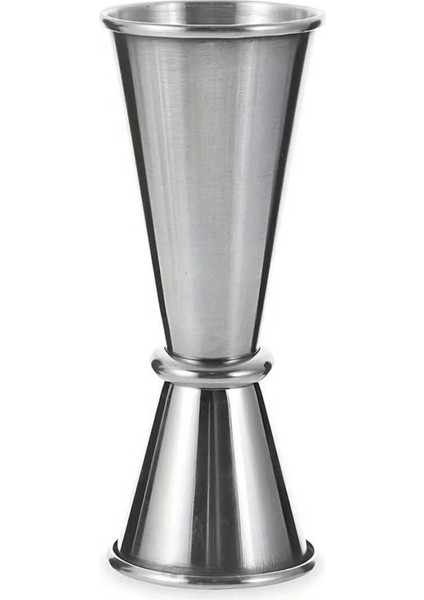Paslanmaz Çelik Kokteyl Ölçü Kabı 2/4 Cl Çift Ölçümlü, Pratik ve Şık Tasarım