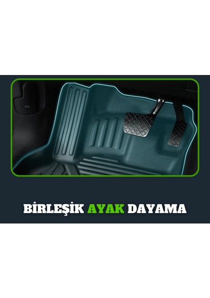 NewDeco Opel Comb0 2019 ve Sonrası Için 5,5d Carbon Style Havuzlu Paspas - Tpe Malzeme