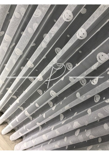 Emes, Gülen Yüz Desenli Çocuk, Salon, Mutfak Tülü, Kaliteli, Lüks, Kırışmaz, Ütüsüz modelleri