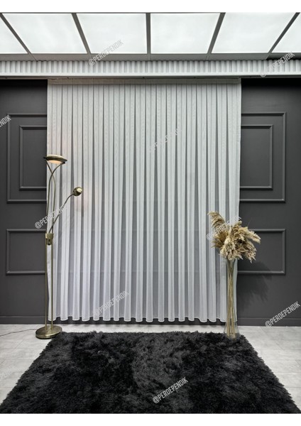 Lüks Sofia Düz Sade Tül Perde, Kırışmaz, Ütü Istemez Her Odaya Uygun Sık Kanun Pile