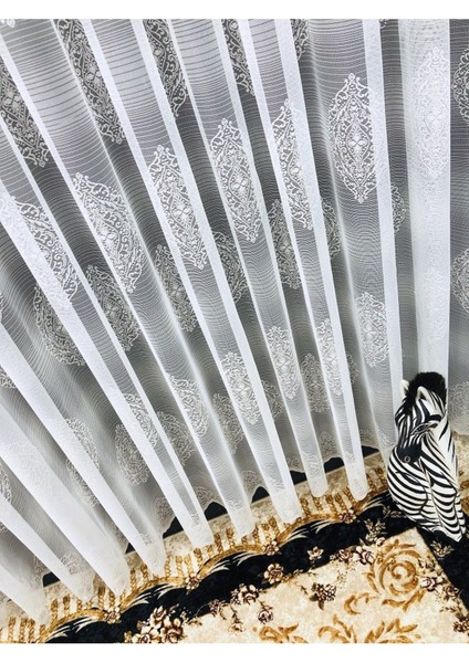 Emes, Örme Tül Perde,lale Desen,desenli Perde,mutfak Tülü,salon Tülü,lüx