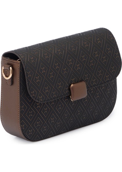 Bronz Print Kadın Omuz Çantası - S25Y1PR09172-R7P