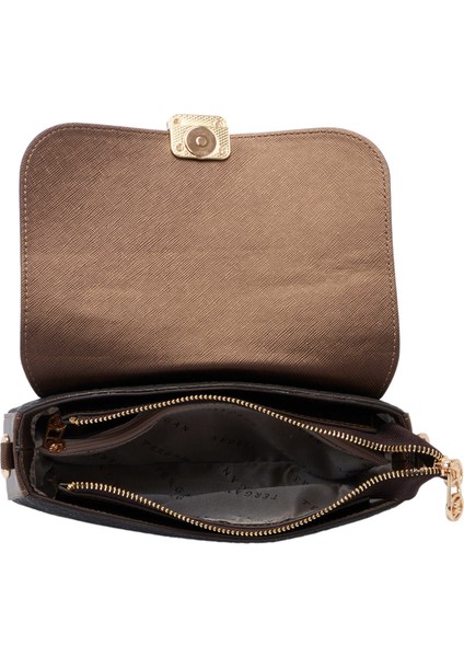 Bronz Print Kadın Omuz Çantası - S25Y1PR09172-R7P