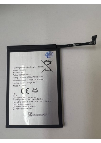 Reyze Tecno SPARK6GO 2021 Batarya fiyatları