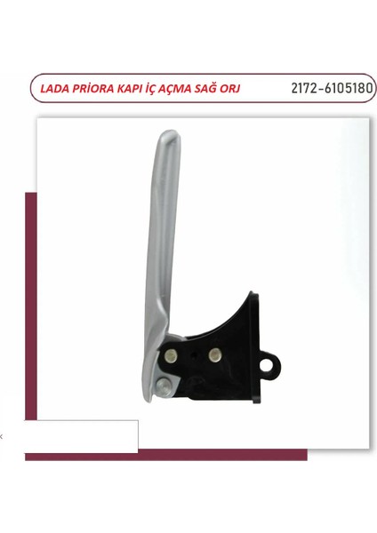 Lada Priora 2170 2171 2172 Kapı Iç Açma Kolu Sağ Ön Veya Arka Uyumlu Gri Orj Avtovaz 21720610518000 fiyatları