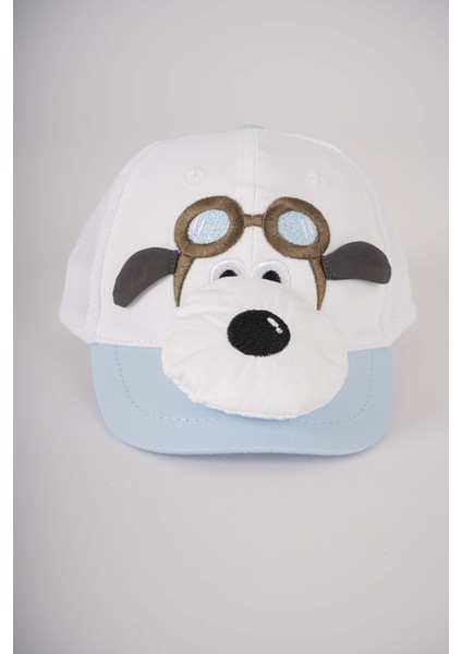 Kitti Erkek Bebek 1-3 Yaş Köpek Modelli Şapka