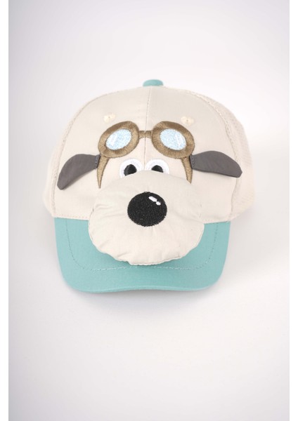 Kitti Erkek Bebek 1-3 Yaş Köpek Modelli Şapka