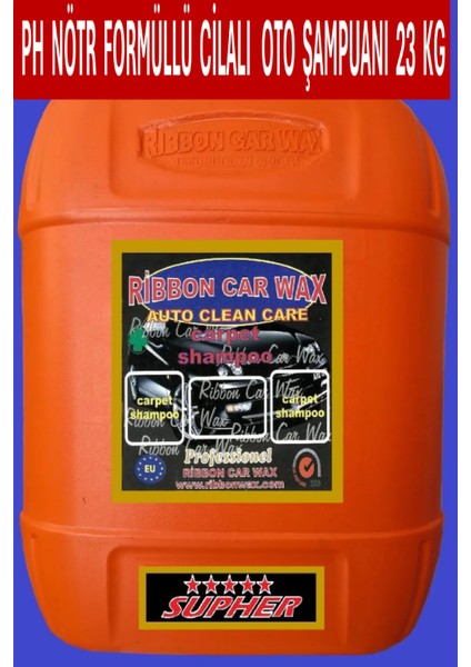 Ribbonwax Rb Carpet ( Cilalı Oto Yıkama Şampuanı ) 23 kg Ph Nötr Formüllü