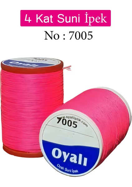 4 Kat Suni Ipek Iplik Iğne Oyası Boncuk Ipi Tığ Oyası NO:7005
