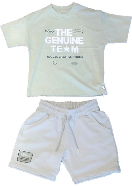 Erkek Çocuk Penye Şort Takım JAC-1829
