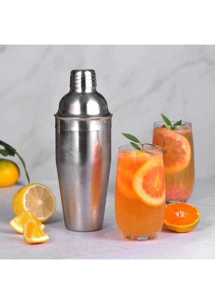 Paslanmaz Çelik Shaker 750 ml, Dayanıklı ve Şık Tasarım, Güçlü ve Pratik Kullanım