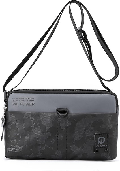 Yeni Oxford Kumaş Erkek Çantası Rahat Omuz Crossbody Çanta Eğlence Spor Açık Küçük Çanta (Yurt Dışından)