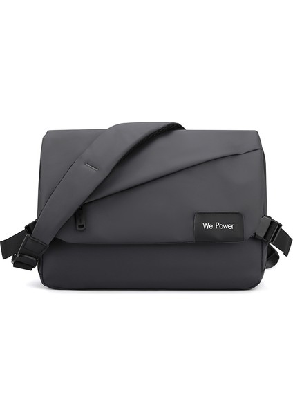 Yeni Erkek Basit Çapraz Vücut Çantası Moda Omuz Çantası Erkek Büyük Kapasiteli Su Geçirmez Postacı Çantası Iş Evrak Çantası (Yurt Dışından)