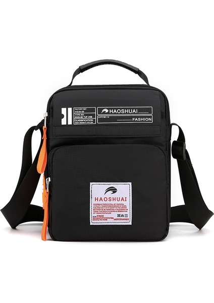 Yeni Erkek Omuz Çantası Moda Crossbody Çanta Açık Spor Seyahat Satchel Naylon Bez Çanta (Yurt Dışından)