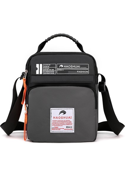 Yeni Erkek Omuz Çantası Moda Crossbody Çanta Açık Spor Seyahat Satchel Naylon Bez Çanta (Yurt Dışından)