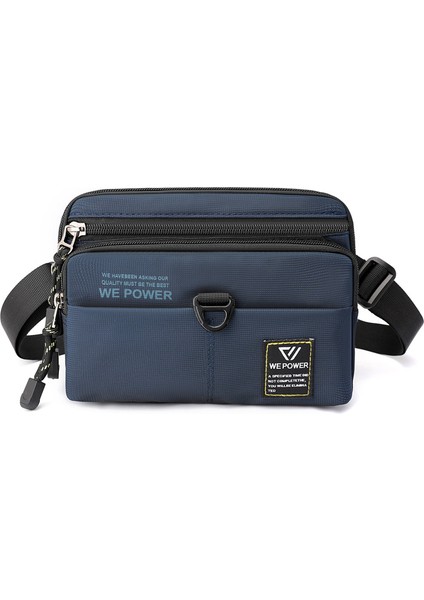 Yeni Rahat Crossbody Çanta Erkek Çantası Çok Fonksiyonlu Omuz Çantası Bel Çantası Açık Spor Küçük Asılı Çanta (Yurt Dışından)