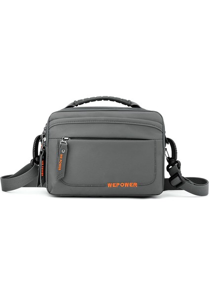 Spor ve Eğlence Erkek Açık Su Geçirmez Naylon Omuz Crossbody Çanta Trend Seyahat Çantası (Yurt Dışından)