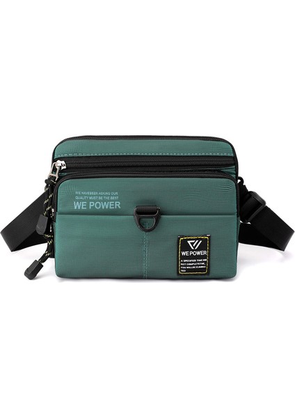 Yeni Rahat Crossbody Çanta Erkek Çantası Çok Fonksiyonlu Omuz Çantası Bel Çantası Açık Spor Küçük Asılı Çanta (Yurt Dışından)