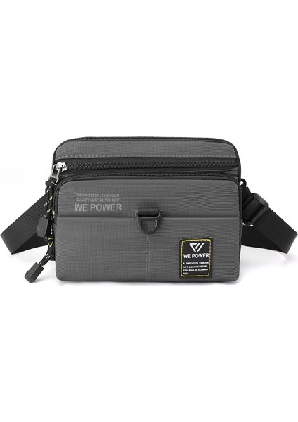 Yeni Rahat Crossbody Çanta Erkek Çantası Çok Fonksiyonlu Omuz Çantası Bel Çantası Açık Spor Küçük Asılı Çanta (Yurt Dışından)