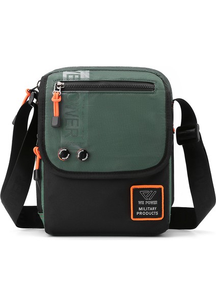 Erkek Crossbody Günlük Erkek Omuz Modası Trend Messenger Çanta Açık Spor Çantası (Yurt Dışından)