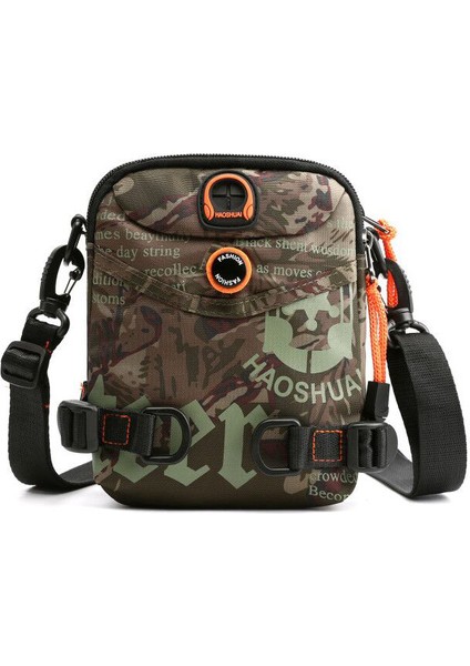 Erkek Omuz Çantası Açık Hava Eğlence Crossbody Çanta Moda Trend Bel Çantası Asılı Çanta Çok Fonksiyonlu Küçük Çanta (Yurt Dışından)