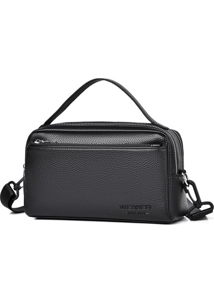 Erkek Çantası 2025 Yeni Moda Erkek Çantası Omuz Çapraz Askılı Çanta Iş (Yurt Dışından)