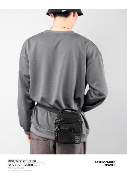 Yeni Moda Crossbody Çanta Erkek Spor Su Geçirmez Omuz Çantası Kişilik Eğlence Bisiklet Çantası (Yurt Dışından) fiyatları