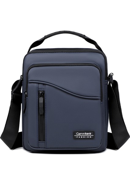 Tek Omuz Çapraz Askılı Çanta Moda Basit Eğlence Erkek Çantası Yüzlerce Su Sıçramasına Dalı Iş Seyahati Evrak Çantası (Yurt Dışından)