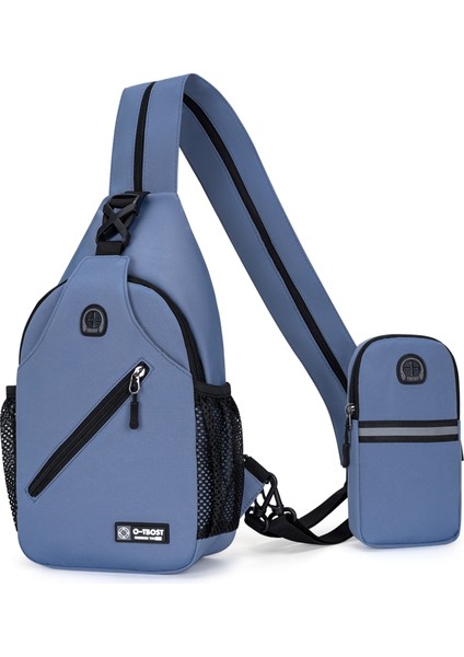 Açık Çok Fonksiyonlu Göğüs Çantası Moda Çok Yönlü Erkek Omuz Çantası Büyük Kapasiteli Crossbody Çanta (Yurt Dışından)