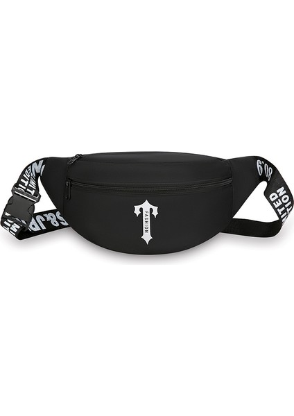 Erkek ve Kadın Bel Çantası Çok Fonksiyonlu Bayanlar Cüzdan Toplamak Göğüs Çantası Crossbody Çanta Kadın (Yurt Dışından)