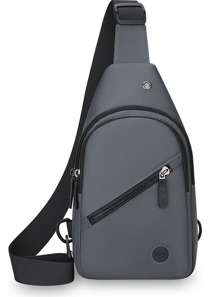 Göğüs Çantası Erkek Yeni Moda Trend Crossbody Çanta Omuz Çantası Basit Çok Fonksiyonlu Bel Çantası (Yurt Dışından)