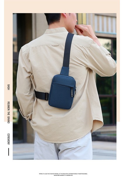Erkek Pratik Göğüs Çantası 2025 Yeni Mini Omuz Göğüs Çantası Taşınabilir Seyahat Crossbody Cep Telefonu Çantası (Yurt Dışından) fiyatları