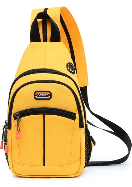 Göğüs Çantası Çok Fonksiyonlu Omuzlar Büyük Kapasiteli Çanta Açık Seyahat Erkekler ve Kadınlar Evrensel (Yurt Dışından)