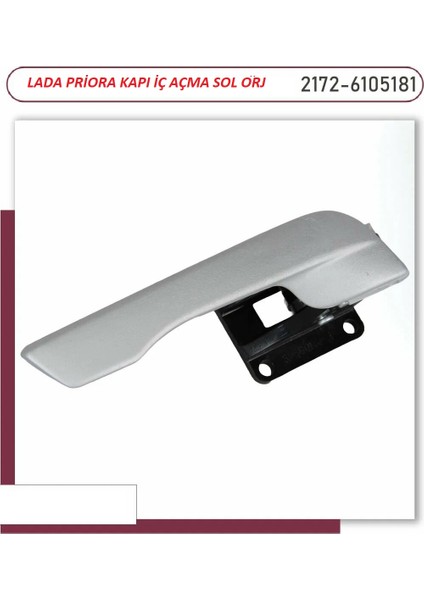 Lada Priora 2170 2171 2172 Kapı Iç Açma Kolu Sol Ön Veya Arka Uyumlu Gri Orj Avtovaz 21720610518100