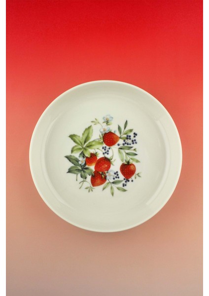 Strawberry Büyük Boy Porselen Salata Kasesi