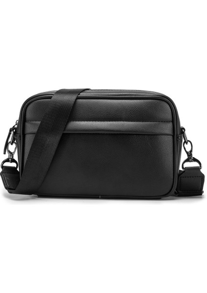 Erkek Omuz Çantası Messenger Çanta Vintage Casual Küçük Crossbody Çanta Commuter Iş Çantası Erkek Çantası Slanting Crossbody Erkek Crossbody Çanta (Yurt Dışından)